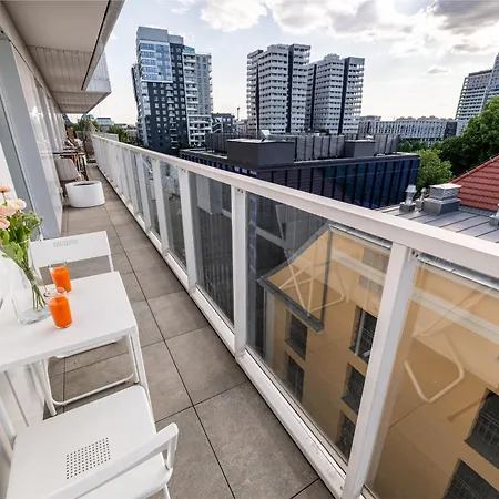 Apartment Witolda Riverside - Balcony, View - By Rentujemy