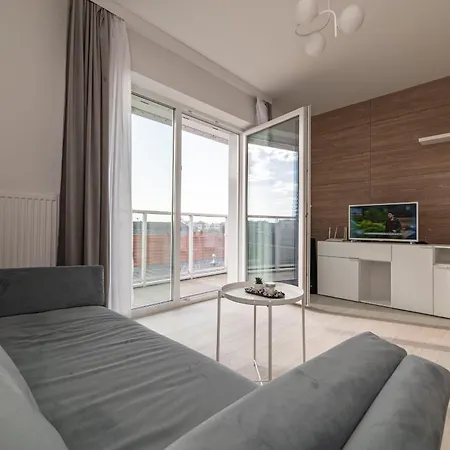 Daire Witolda Riverside - Balcony, View - By Rentujemy Wroclaw